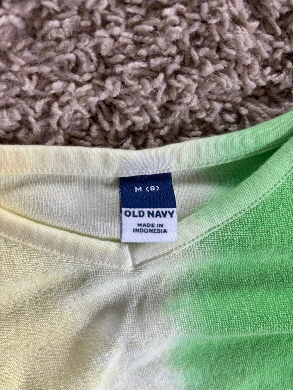 Girls Spaghetti Strap Ombre Tank Dress in Yellow and Green size 8 medium NWT